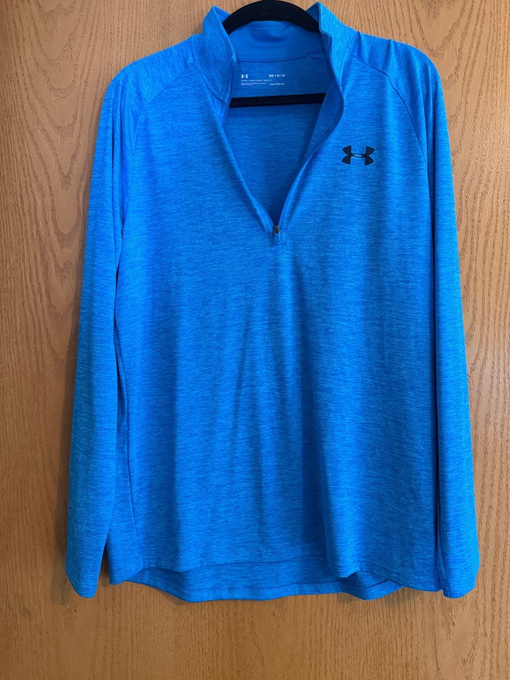 Under Armour Men’s Long Sleeve Electric Blue Mock Neck Performance Top